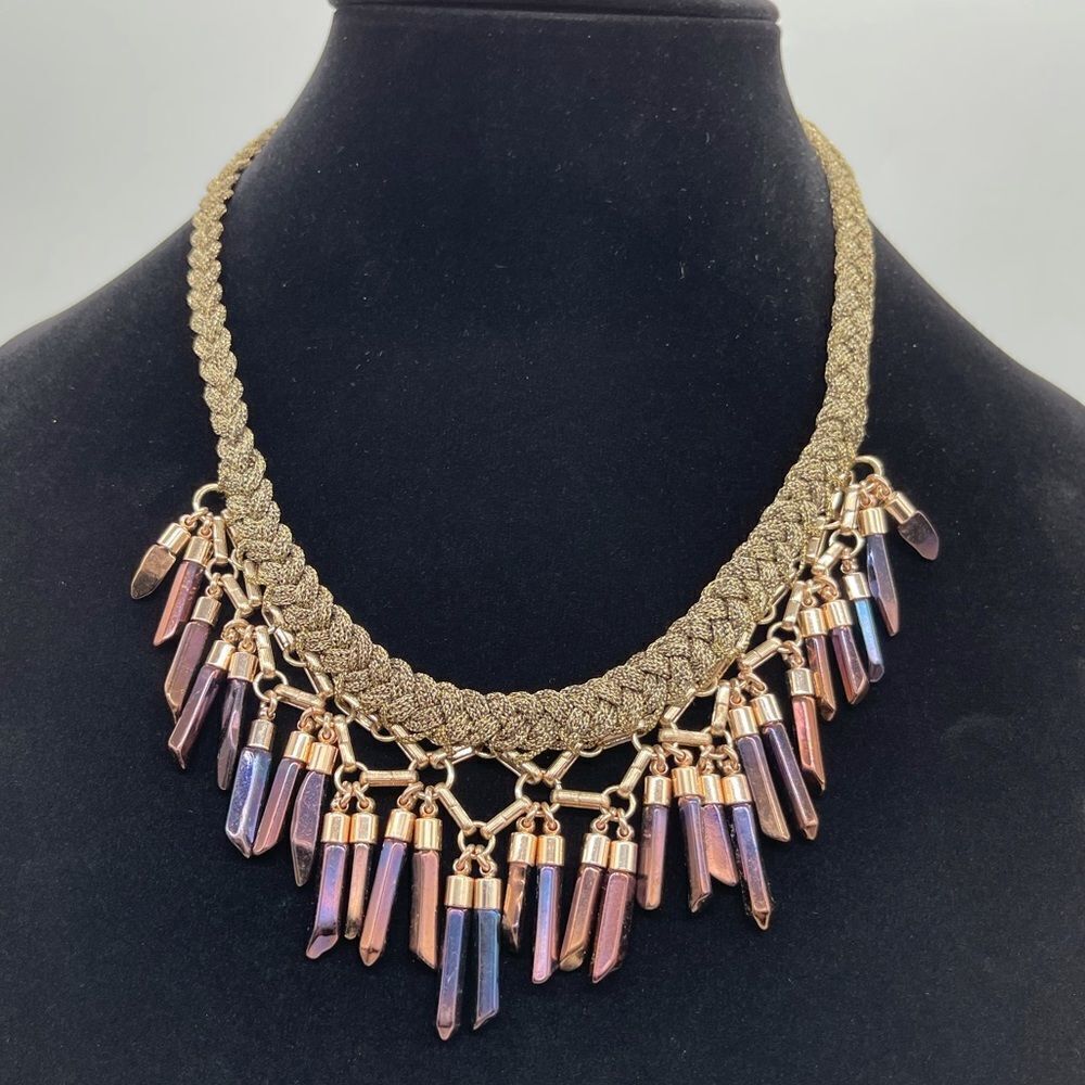 Stella & Dot Bora Fringe Necklace